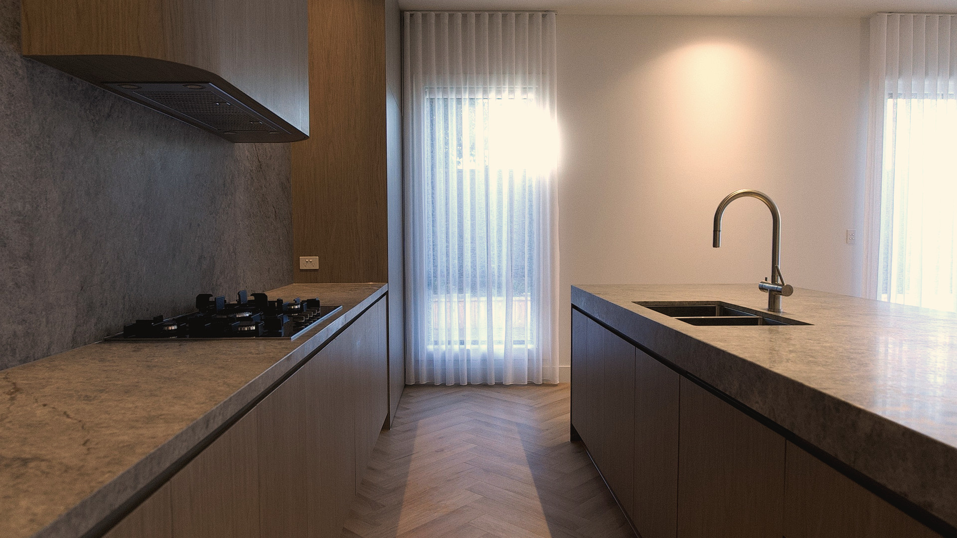 Kitchen side view
